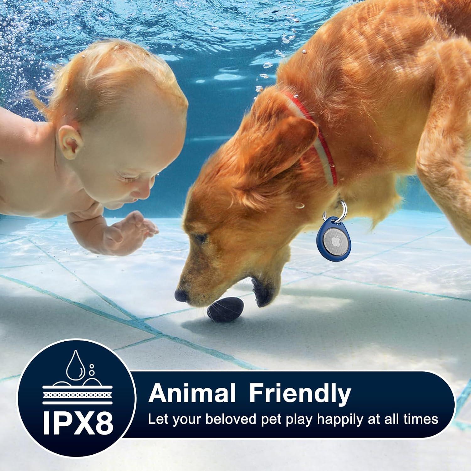 Soporte para AirTag Biuupa 4 Piezas Funda TPU Protección