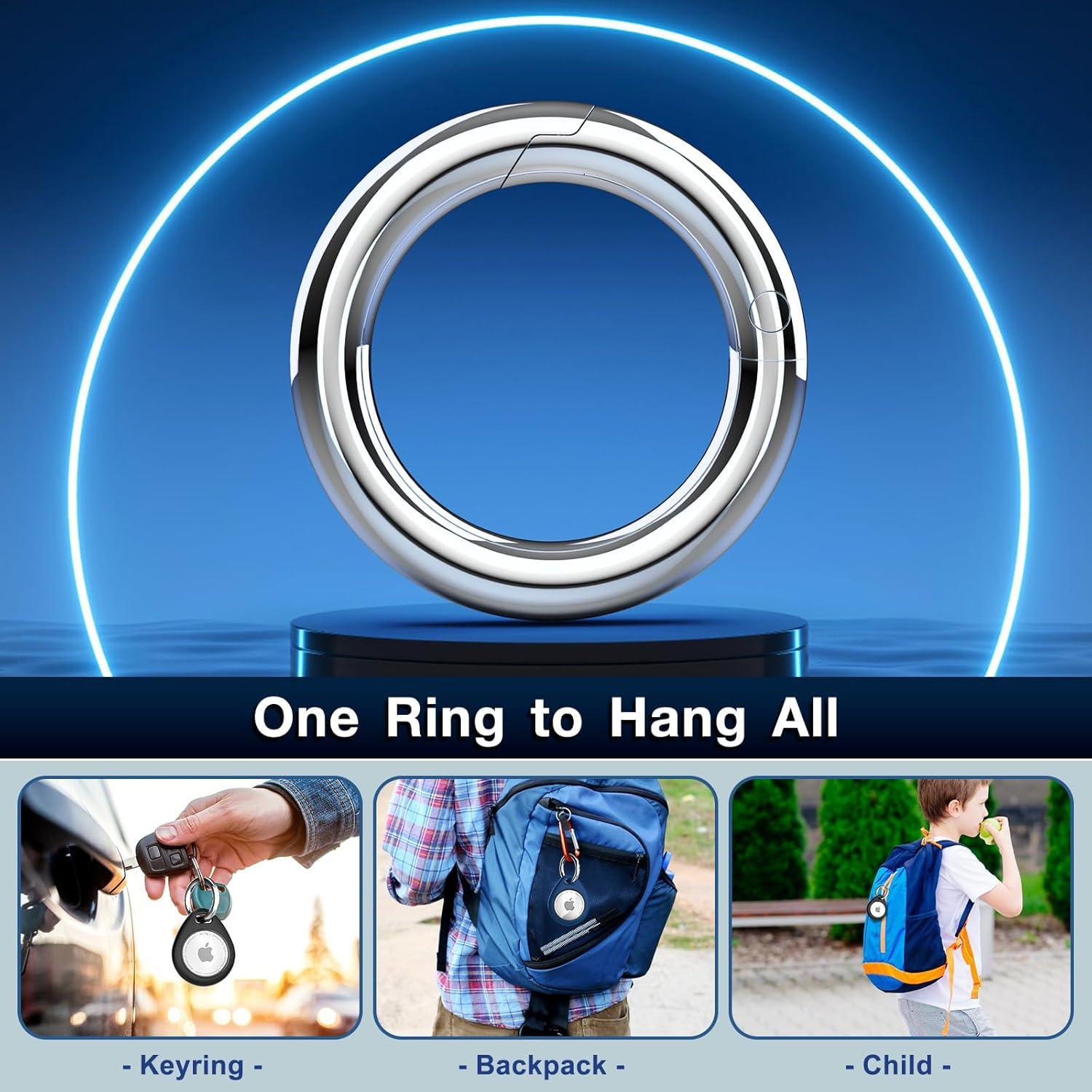 Soporte para AirTag Biuupa 4 Piezas Funda TPU Protección