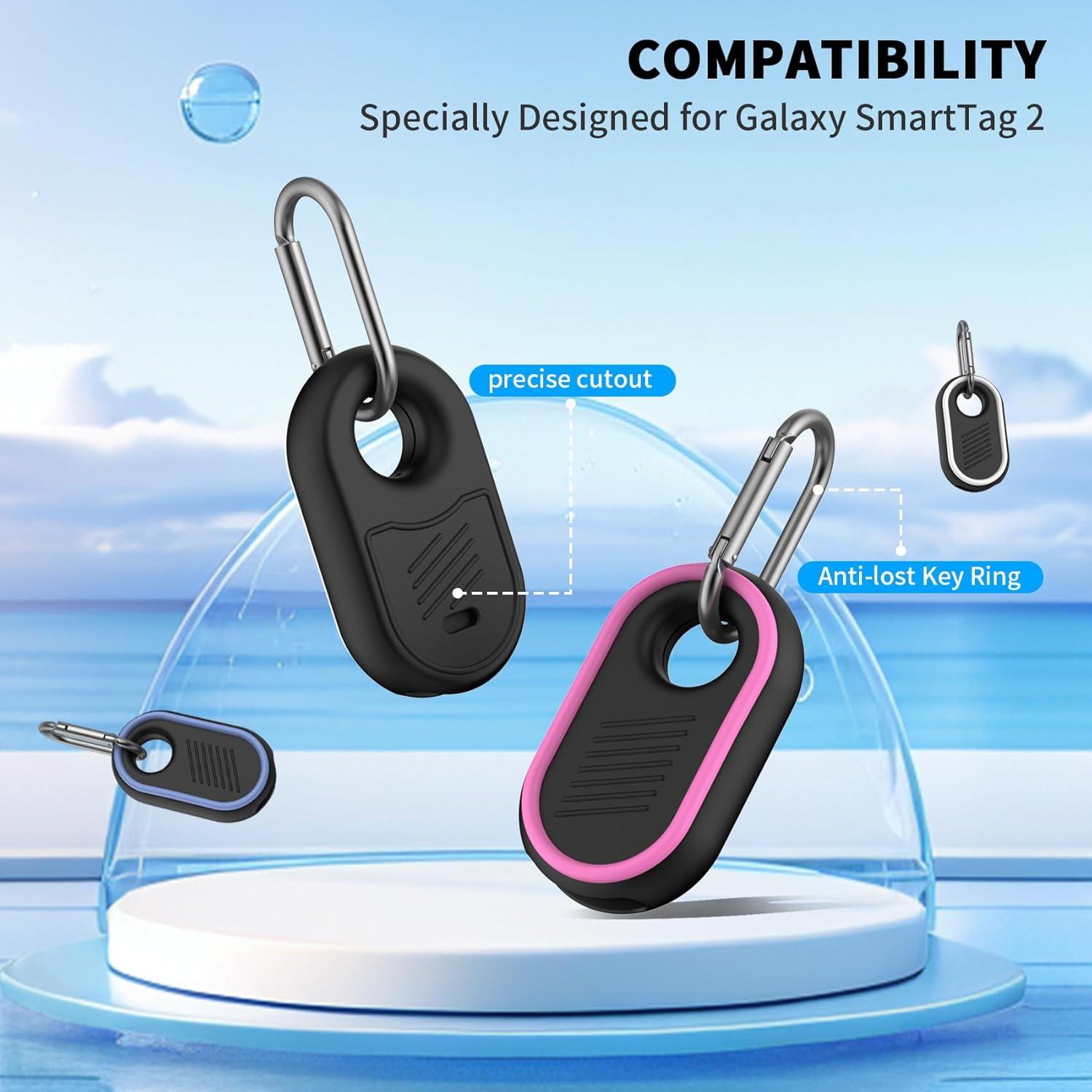 Funda de Silicona para Samsung Galaxy SmartTag2 - 4 Piezas