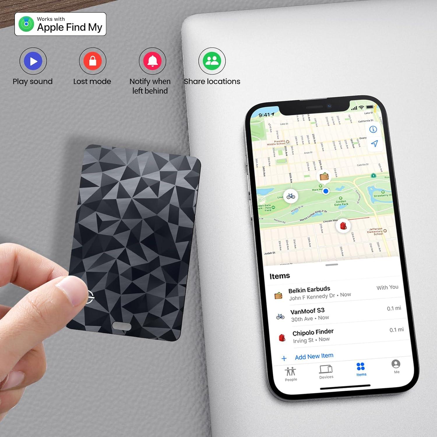 Tarjeta Rastreadora Bluetooth Lulaven Ucard Brillo Diamante