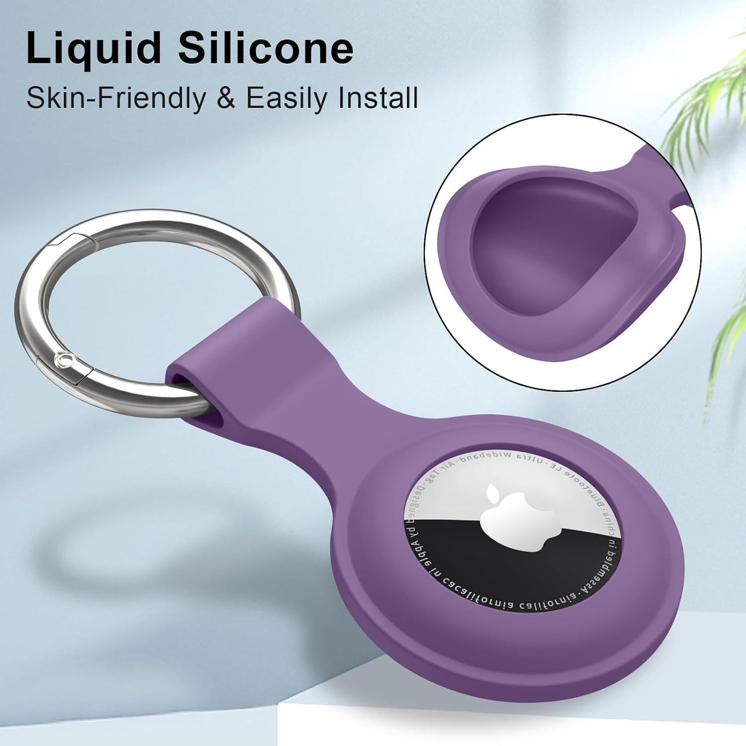 Paquete de 5 fundas protectoras Meliya para AirTag