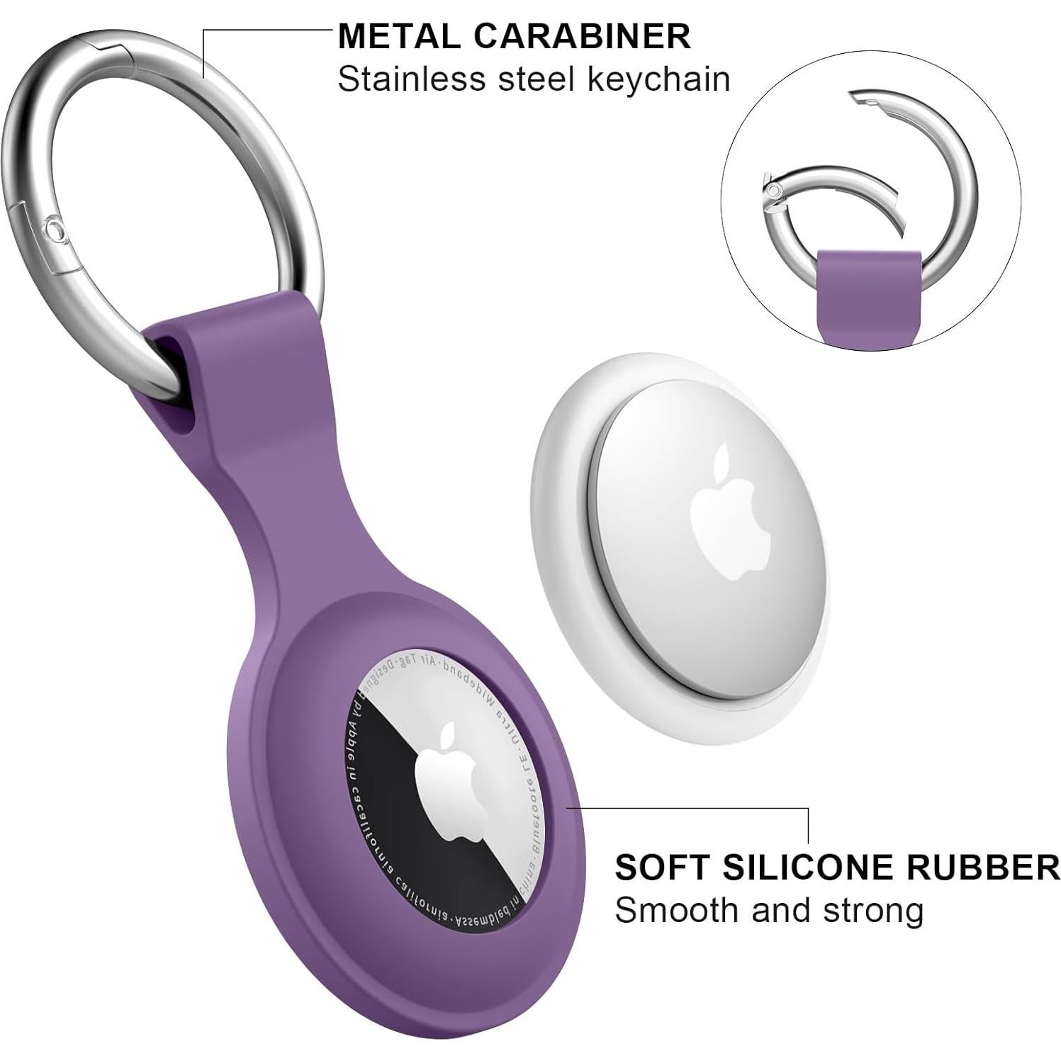 Paquete de 5 fundas protectoras Meliya para AirTag