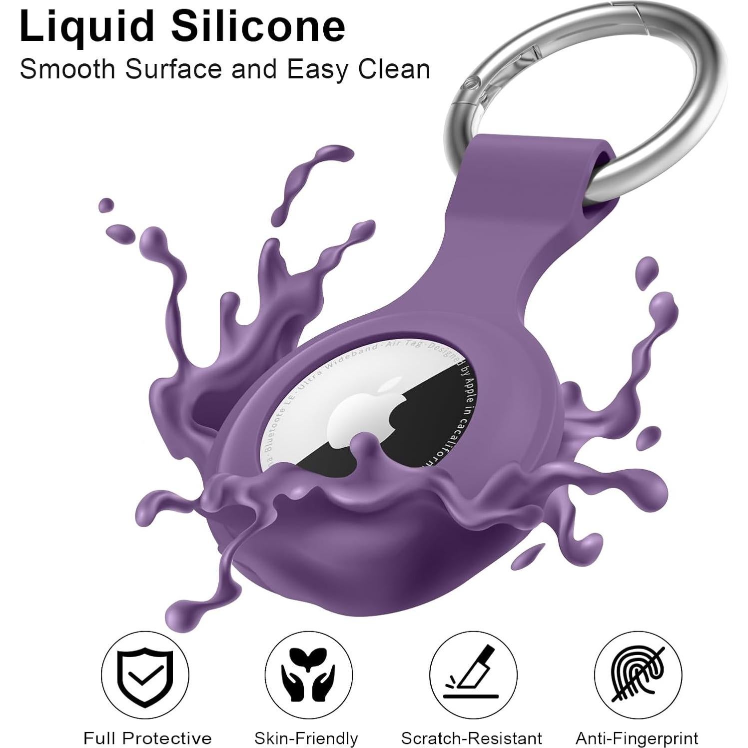 Paquete de 5 fundas protectoras Meliya para AirTag