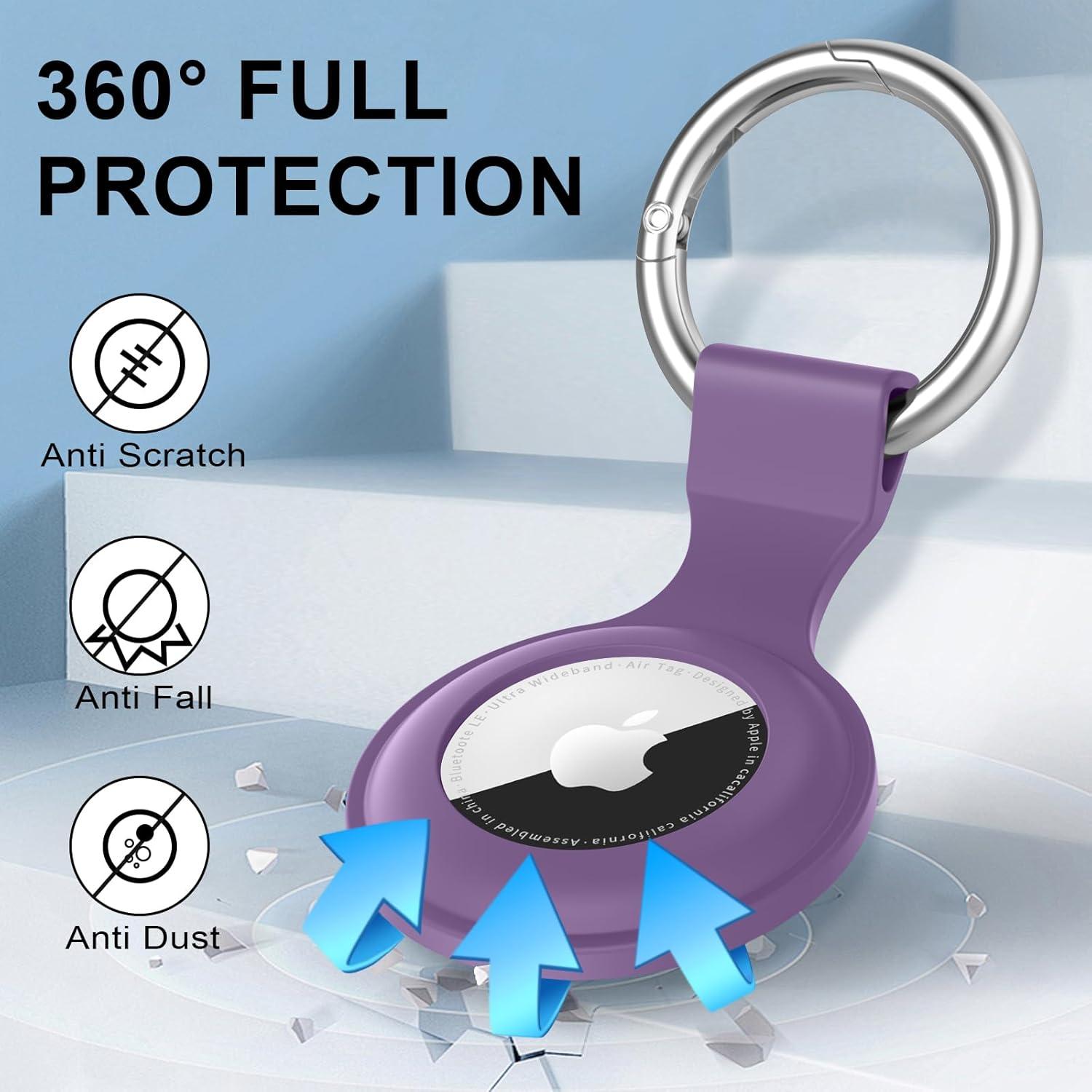 Paquete de 5 fundas protectoras Meliya para AirTag