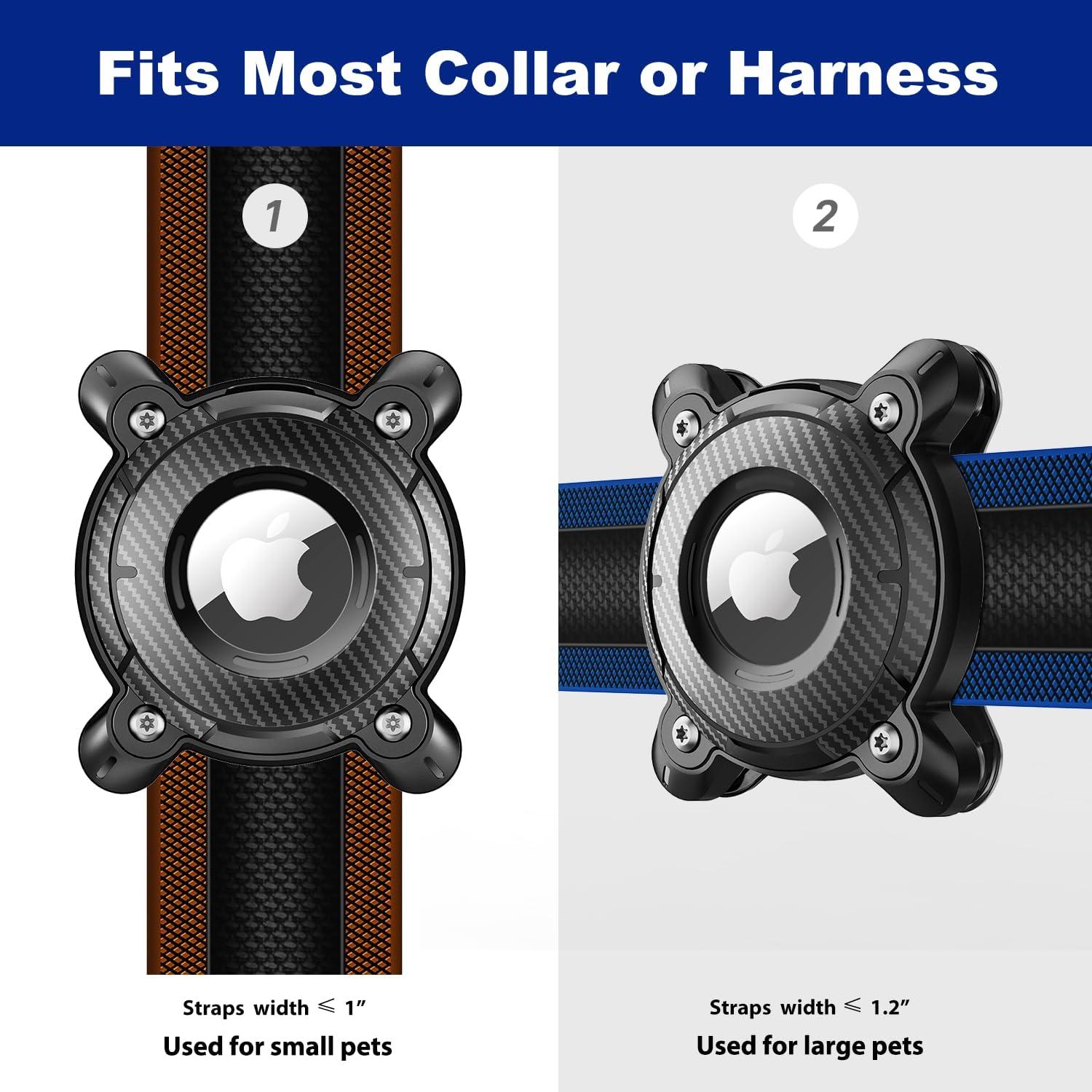 Soporte impermeable para AirTag Sichy rosa para collar de perro