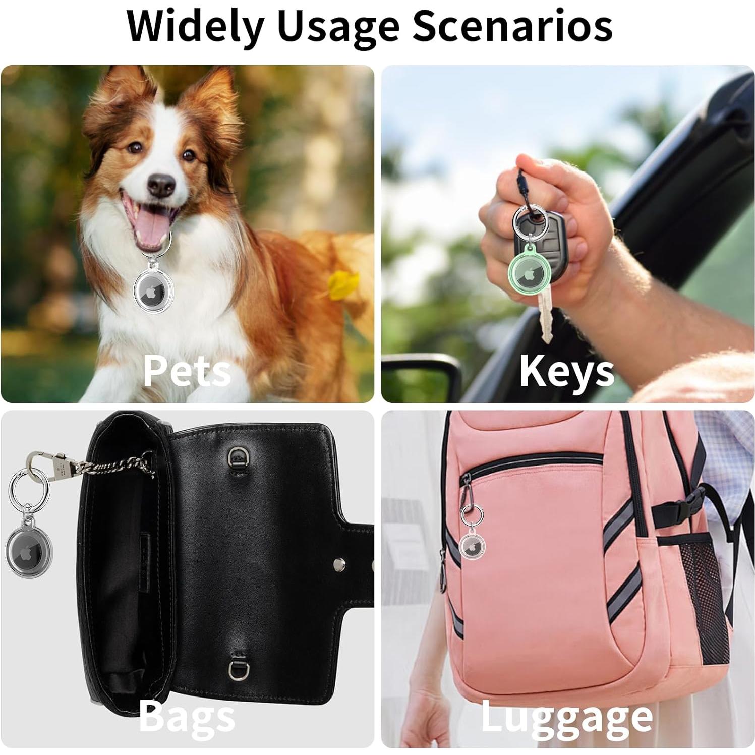 Funda Protectora para Air Tag 4 Pack Genérico - Impermeable