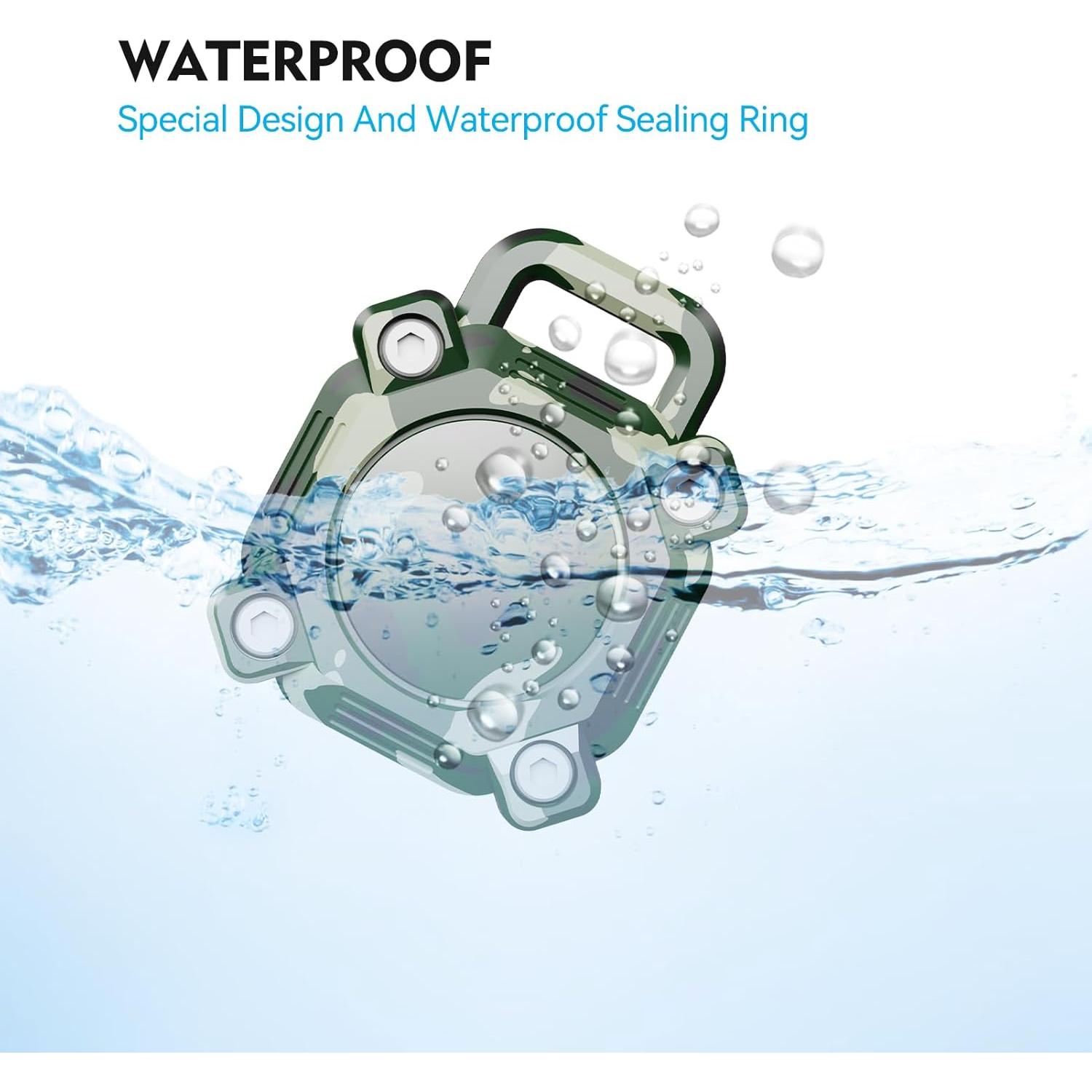 Funda a prueba de agua TigoMigo para Air Tag 2-Pack