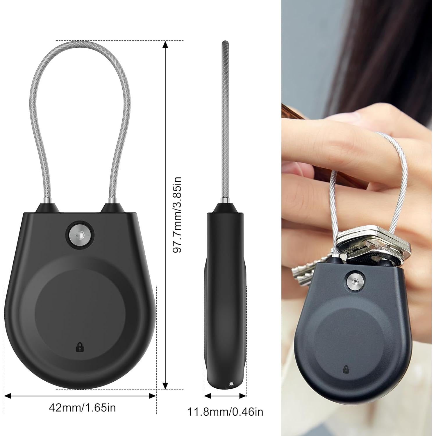 Soporte impermeable para Apple AirTag CITYWAY - 4 paquetes