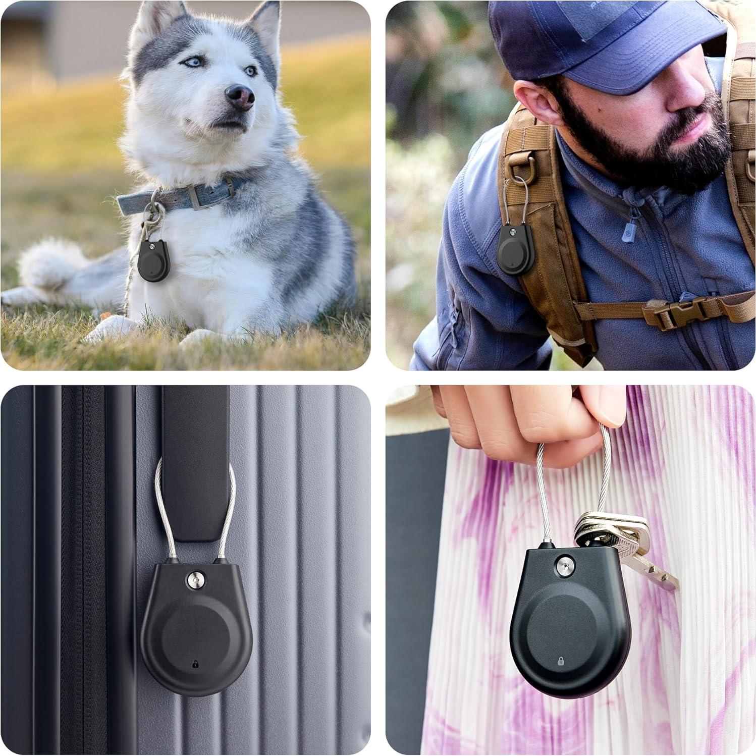 Soporte impermeable para Apple AirTag CITYWAY - 4 paquetes