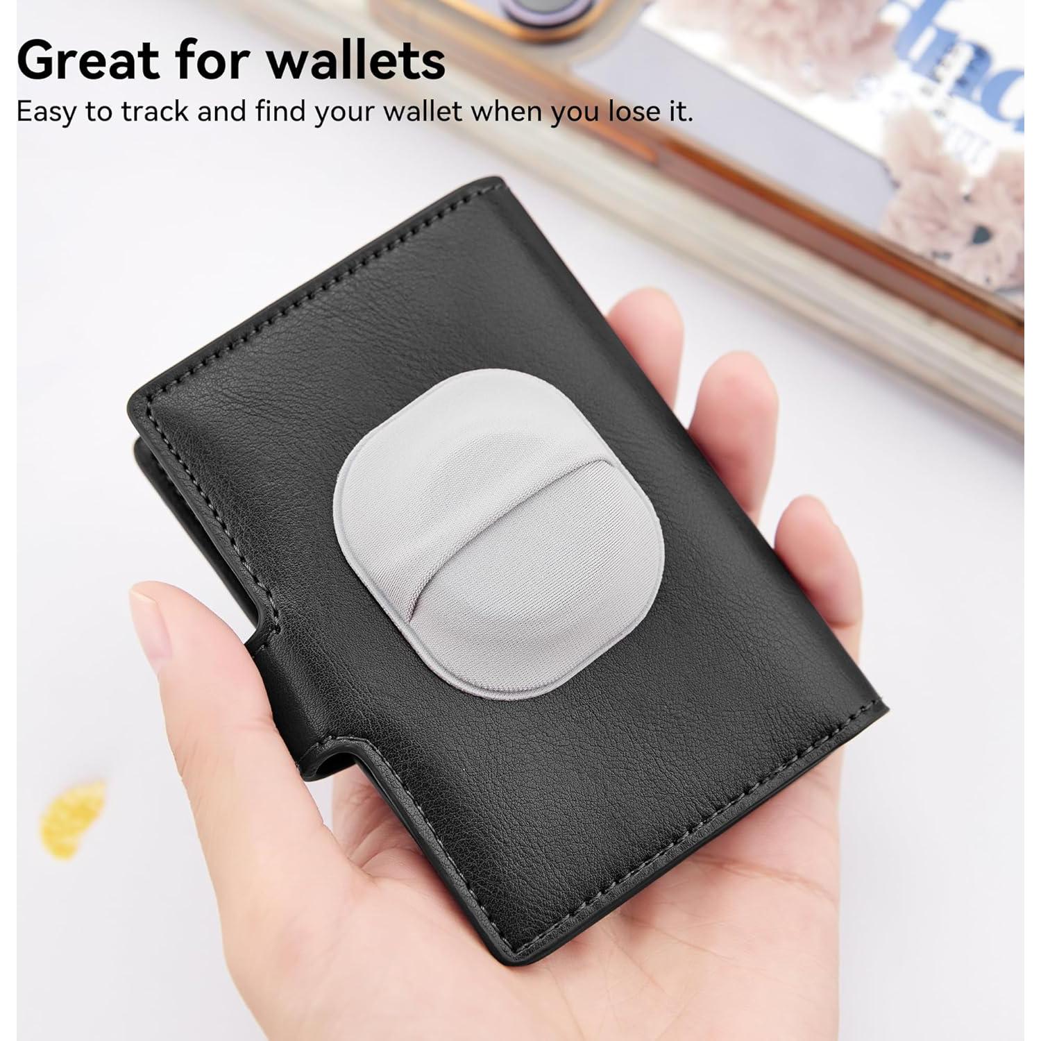 Funda Adhesiva para AirTag DDJ - 2 Pack Gris, Ligera y Protectora