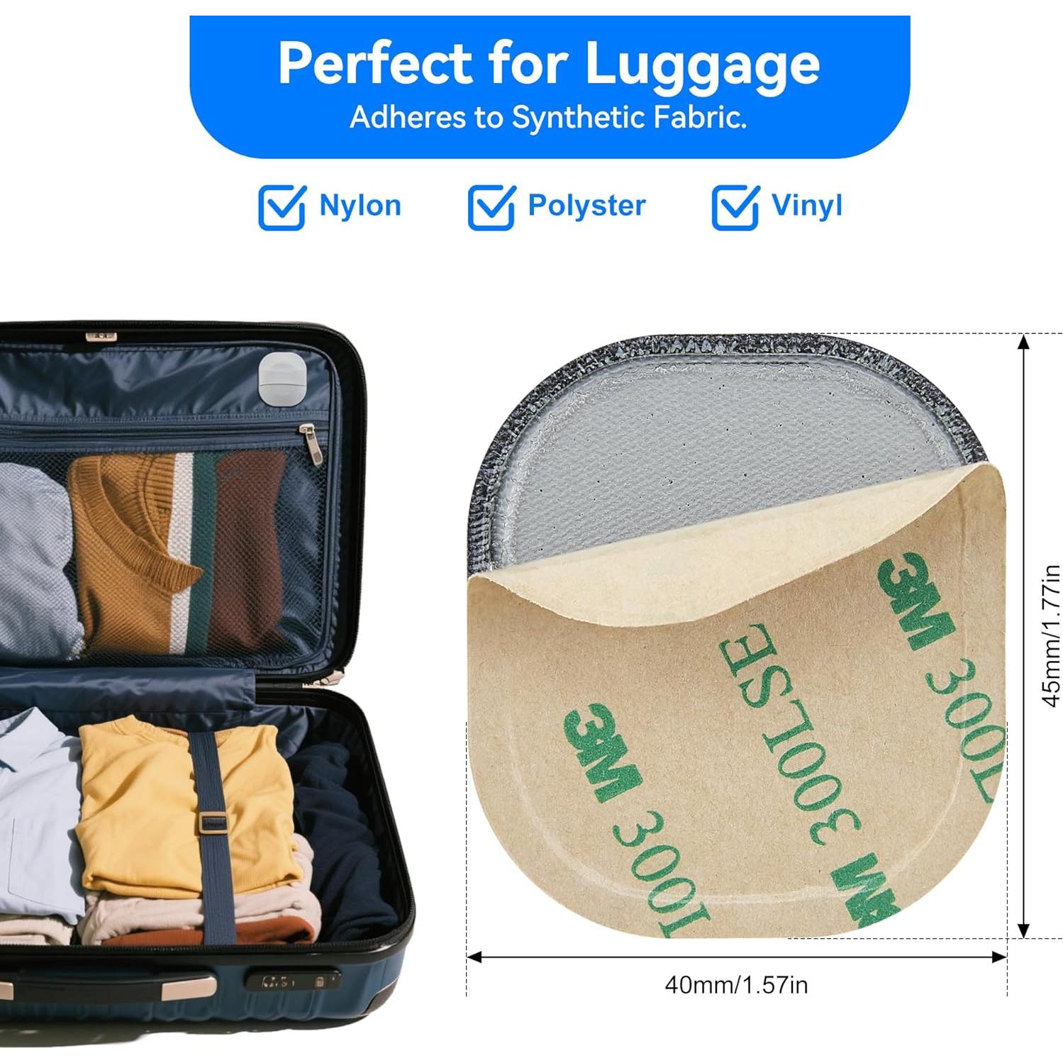 Funda Adhesiva para AirTag DDJ - 2 Pack Gris, Ligera y Protectora