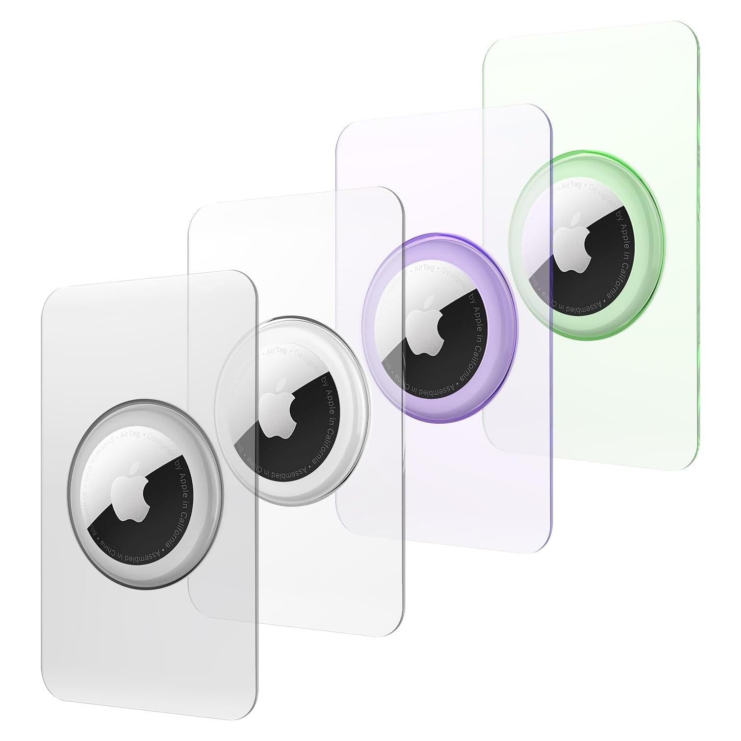 Soporte de Tarjeta Ultra Delgado Natyos para Apple Airtag 4 Pzas