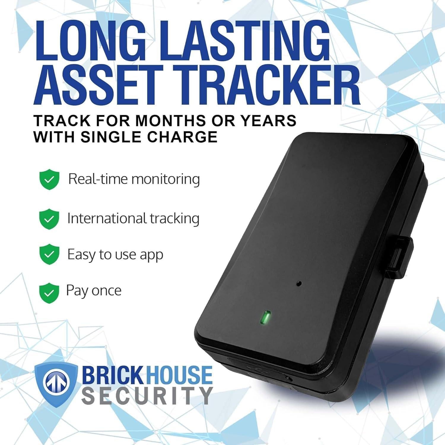 Rastreador GPS 4G LTE BrickHouse Security - 18 Meses de Batería