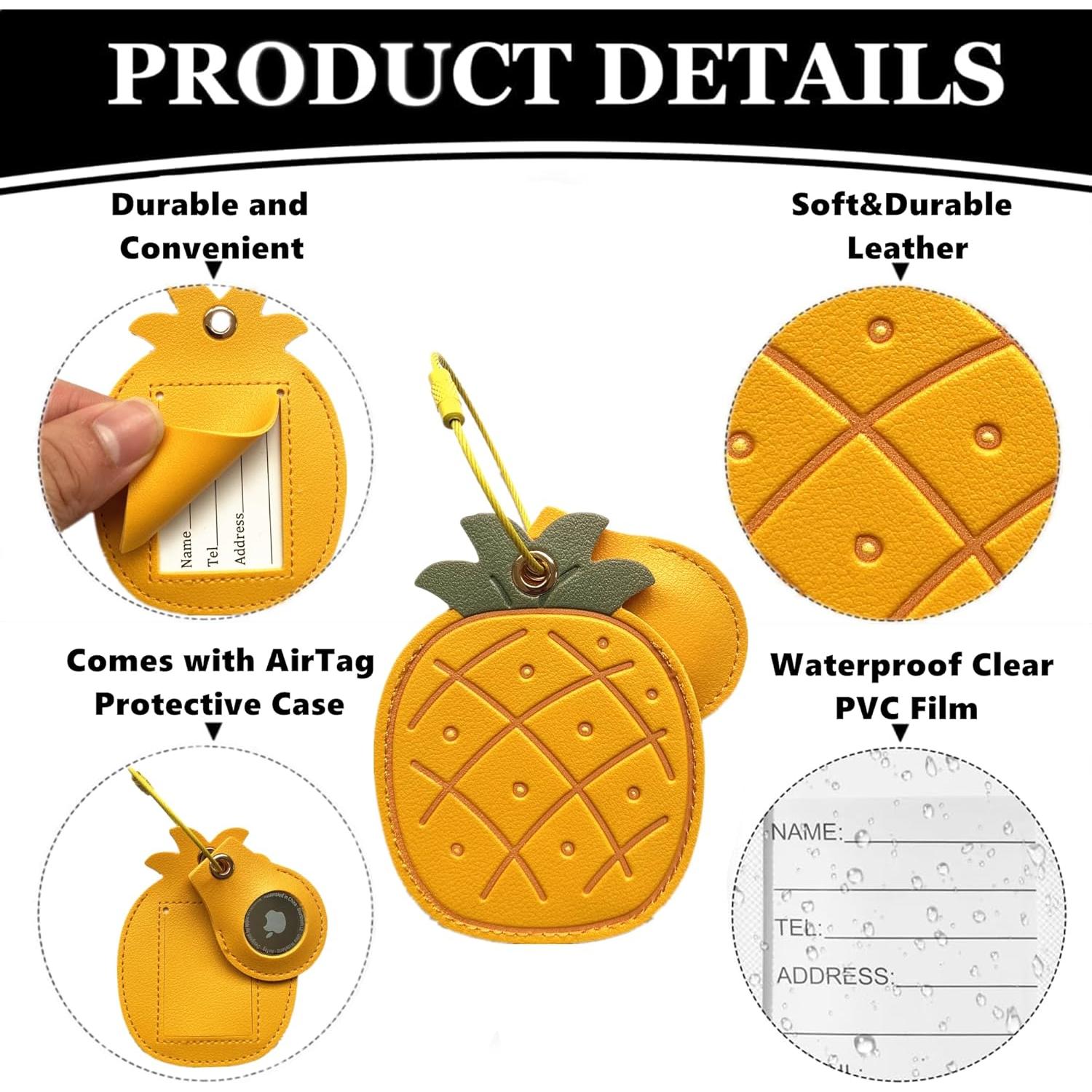 Soporte Etiqueta de Equipaje ZOUITY para AirTag Piña