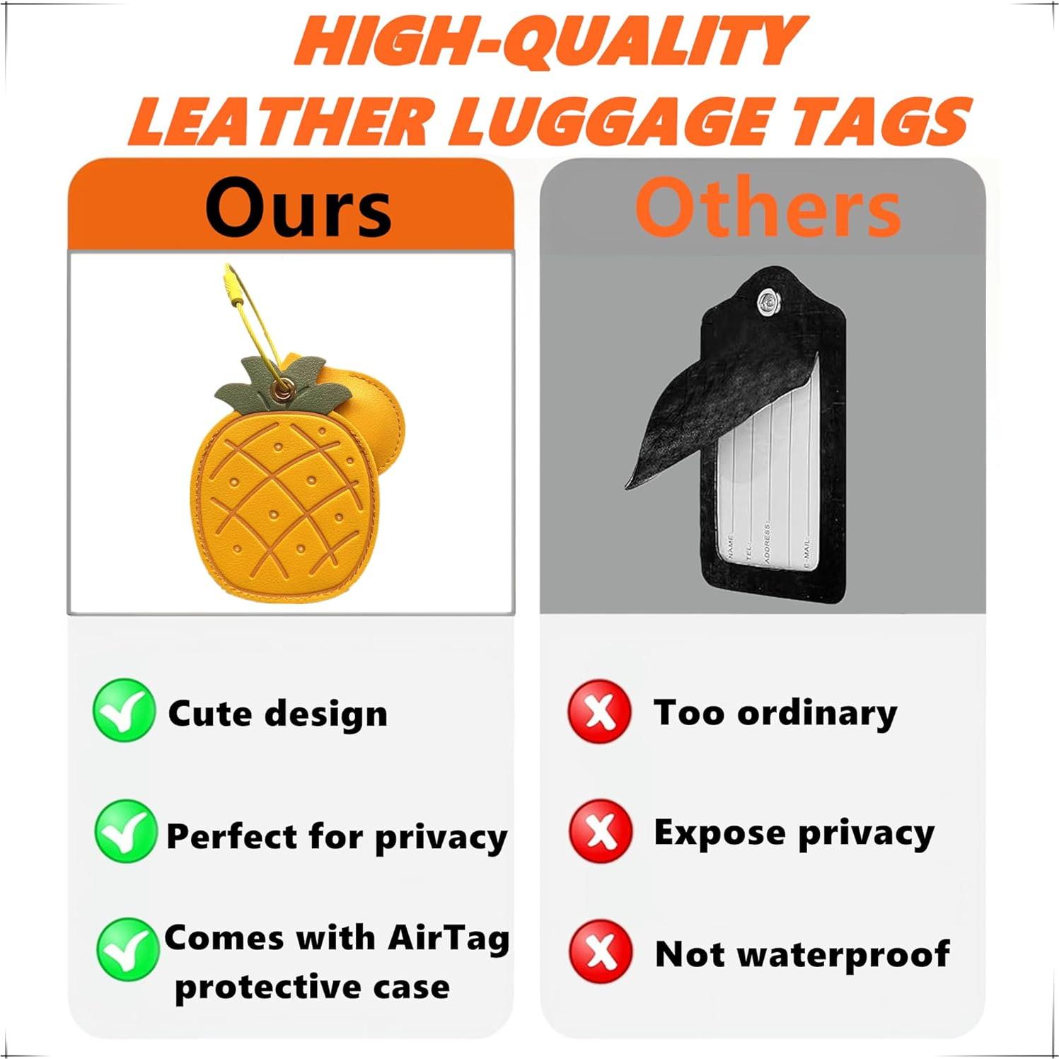 Soporte Etiqueta de Equipaje ZOUITY para AirTag Piña