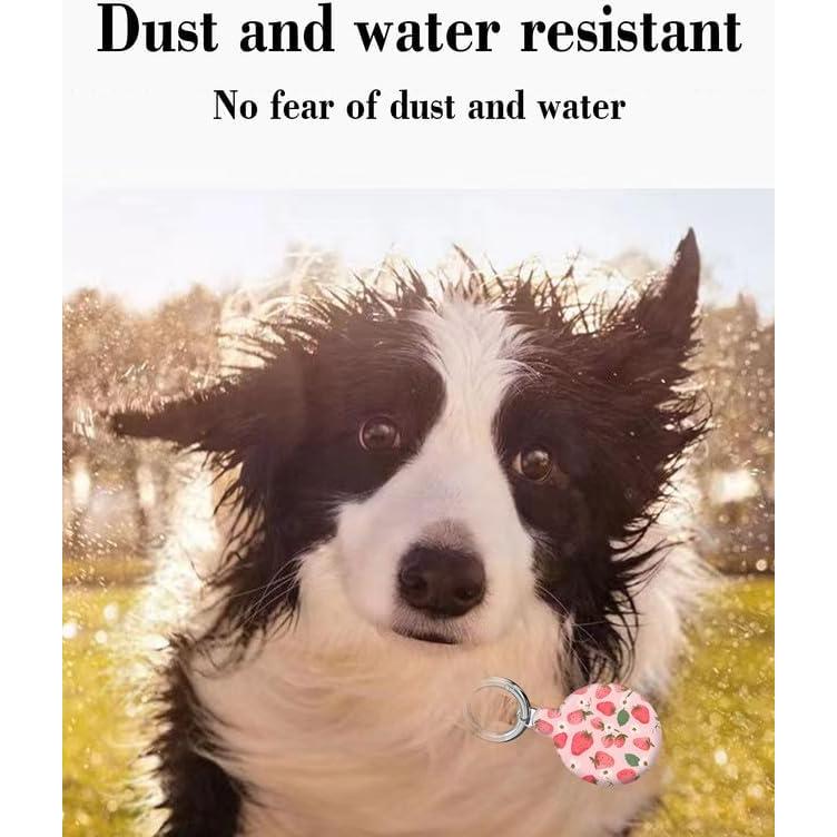 Funda Protectora para Air Tag LZMtacase Rosa 9x7cm