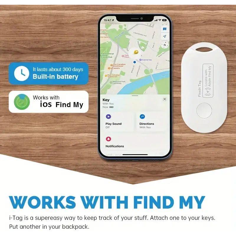 Dispositivo de rastreo Smart Tag MIUXGIO - 2 paquetes, solo iOS