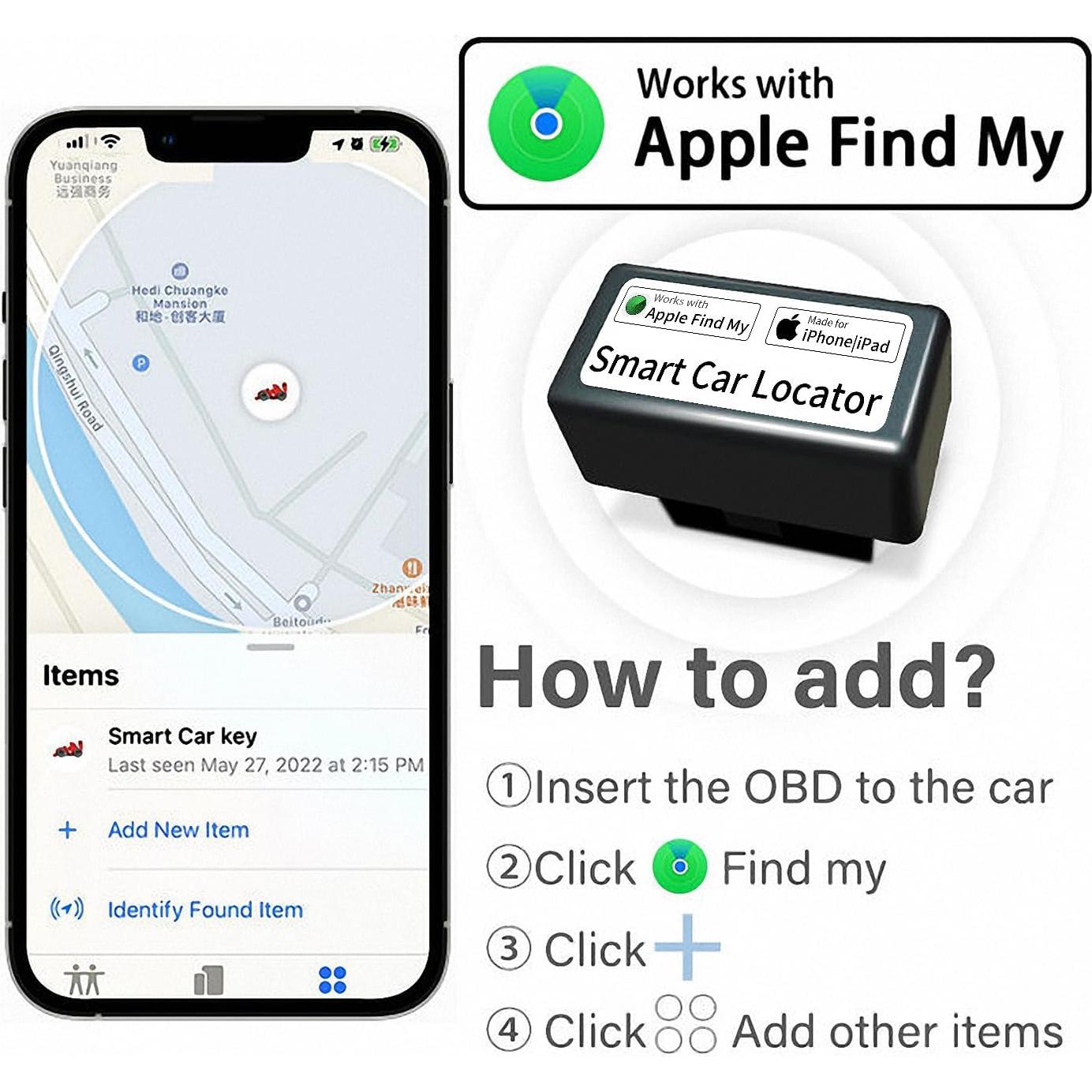 Rastreador GPS OBD I Dobd para iOS - Antipérdida Vehicular