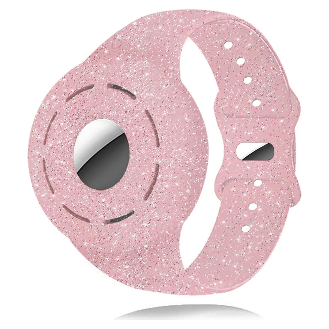 Funda de muñeca para AirTag Hansont Oro Rosa - Niños