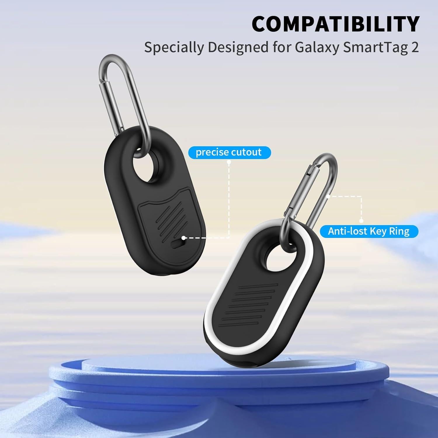 Funda de silicona Galaxy SmartTag2 - 2 unidades, protección total