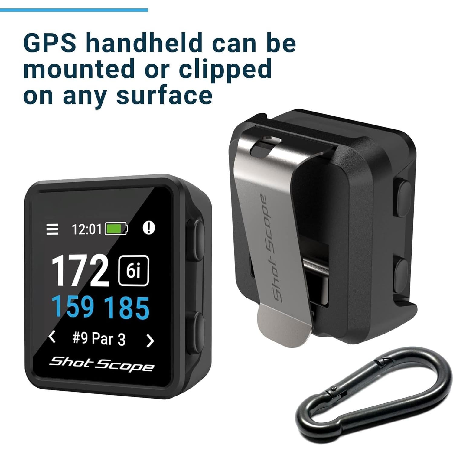 GPS de mano Shot Scope H4 - Seguimiento de golpes y distancias