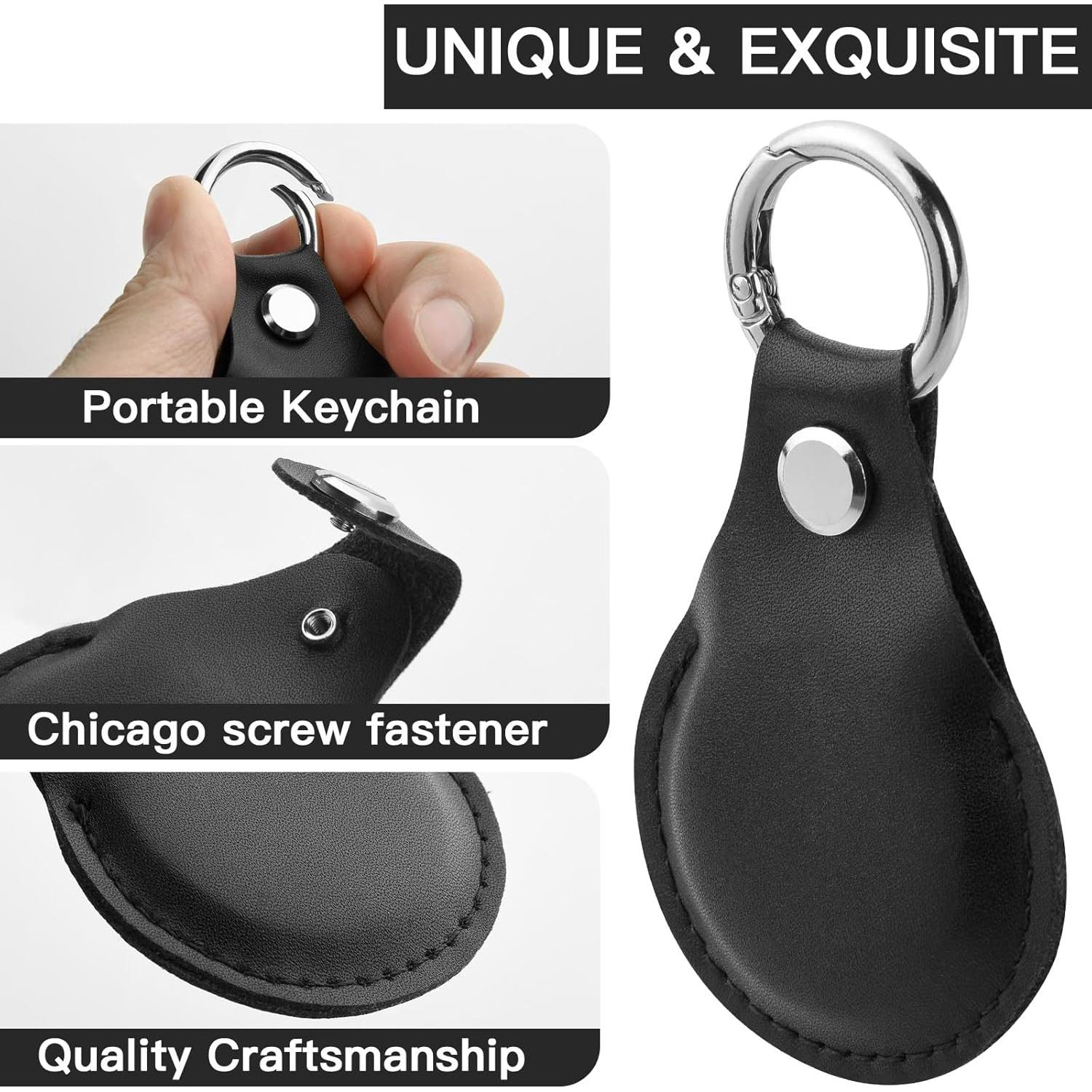 Funda Protectora Negra CaSZLUTION para Airtag y Chipolo