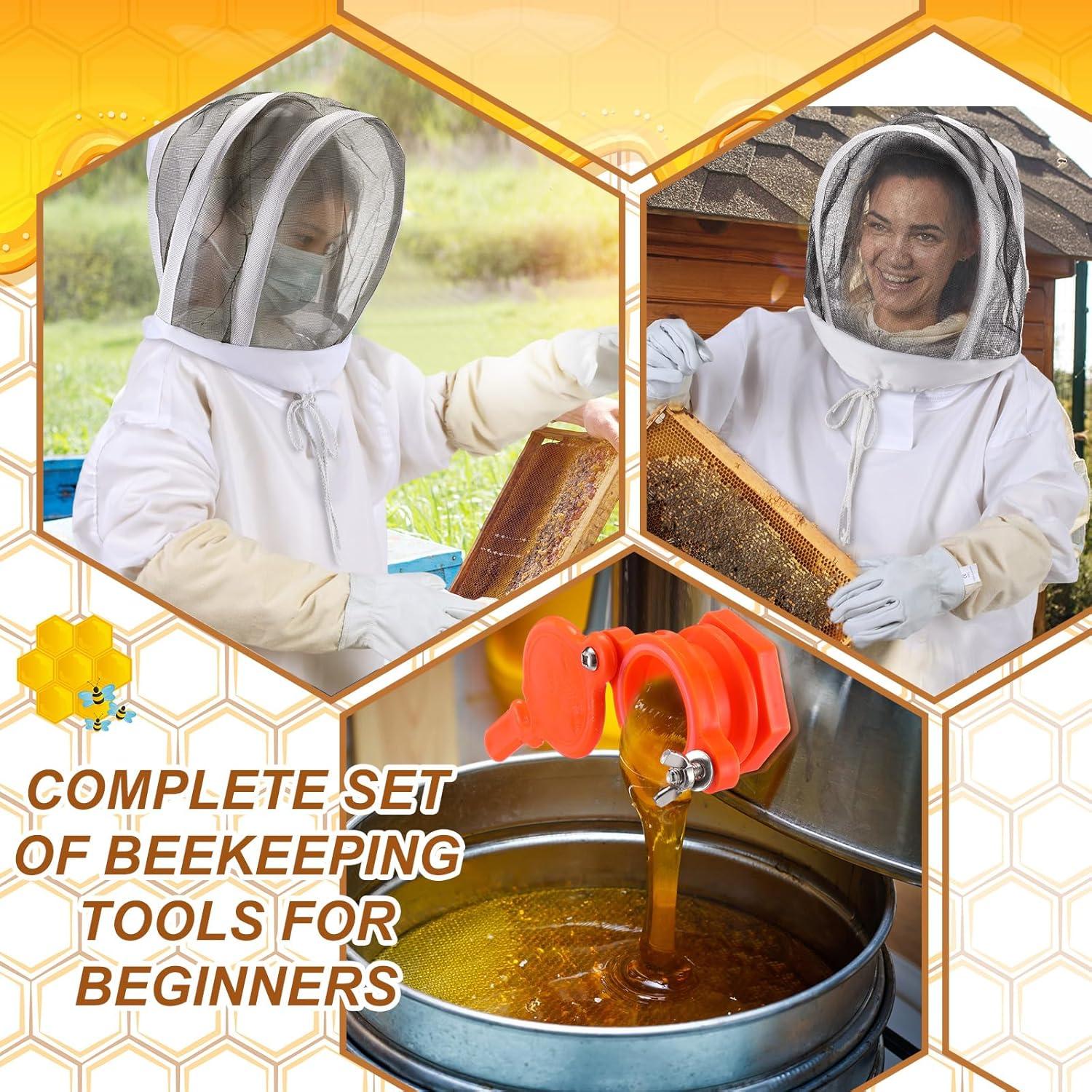Kit de Apicultura Tioncy 28 Piezas con Ahumador y Velo