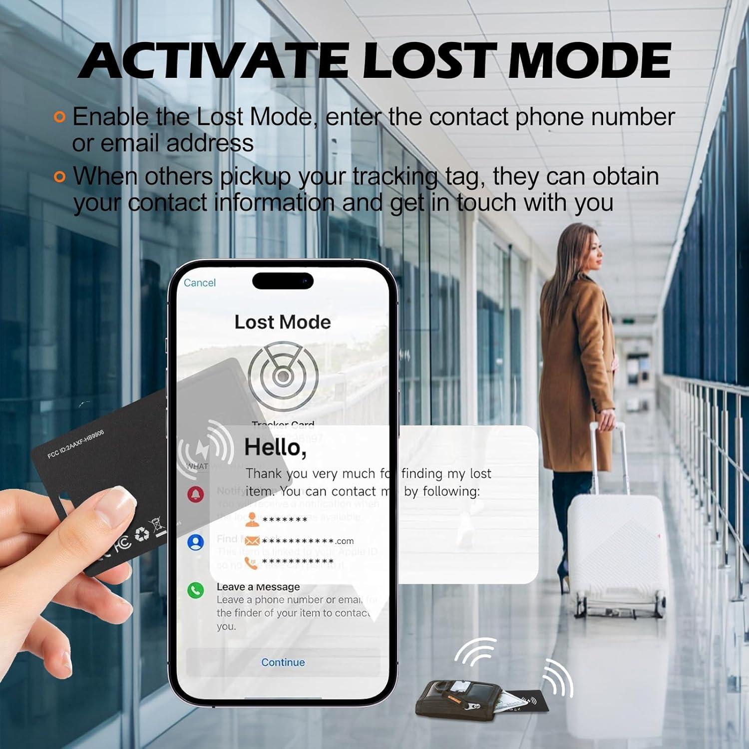 Localizador de Cartera Geevon Recargable IP68 Bluetooth