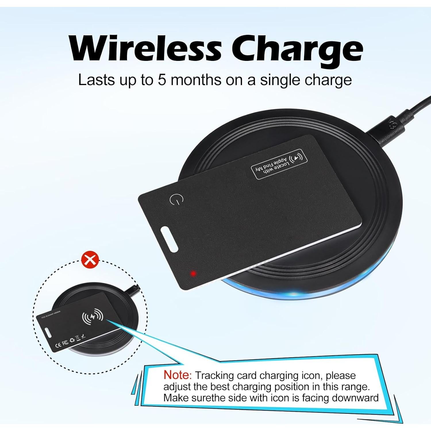 Localizador de Cartera Geevon Recargable IP68 Bluetooth