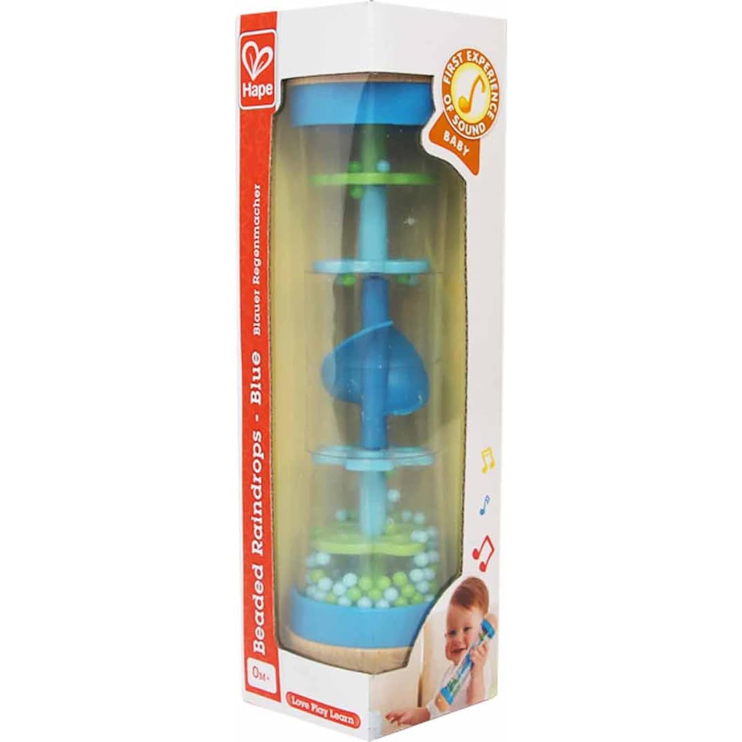 Hape Gotas de Lluvia Musical de Madera para Bebés - Azul