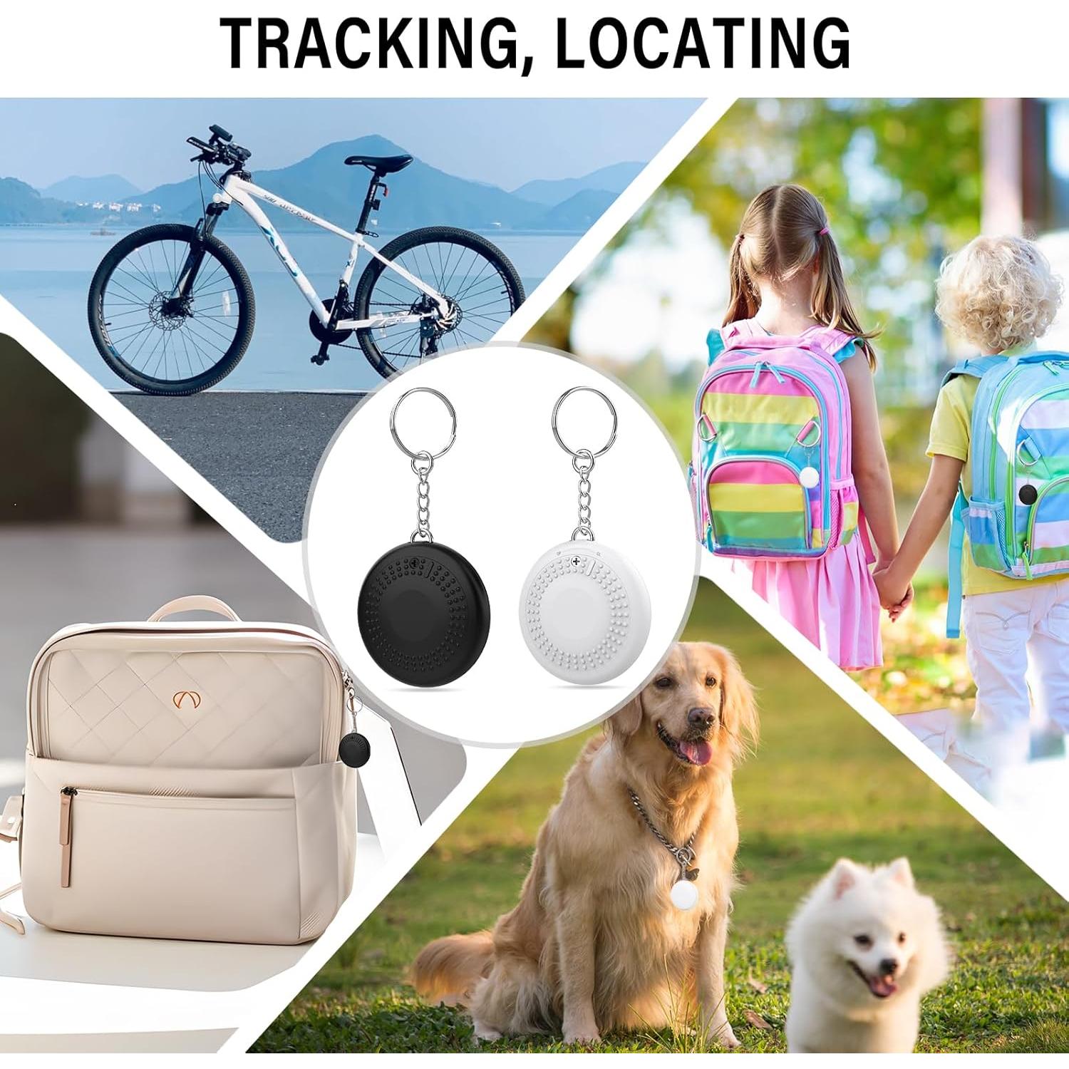 Rastreador de Llaves Bluetooth MFi para iOS - 1 Pack Negro