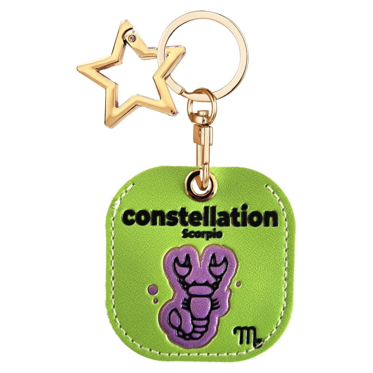 Funda de cuero para AirTag ZOUITY Escorpio - Protección GPS