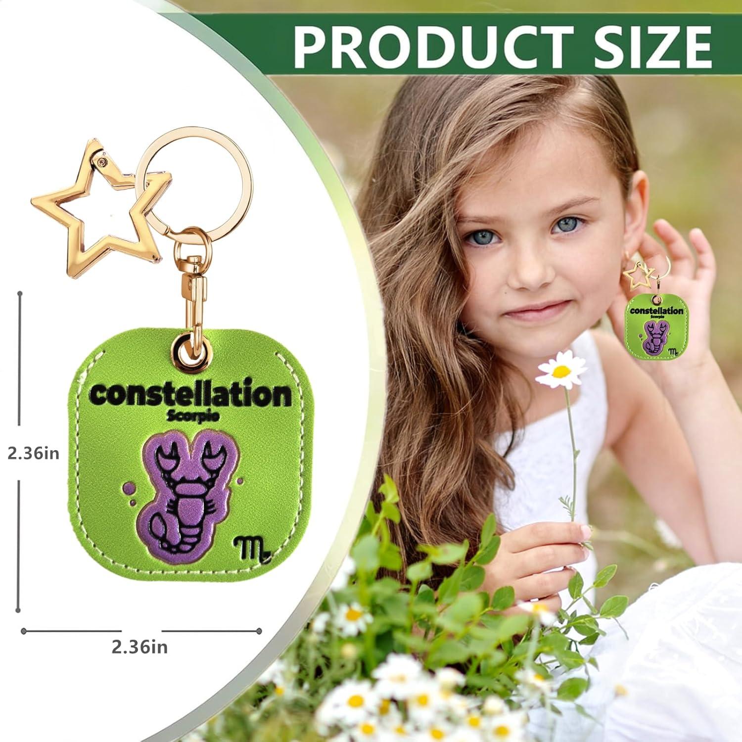 Funda de cuero para AirTag ZOUITY Escorpio - Protección GPS