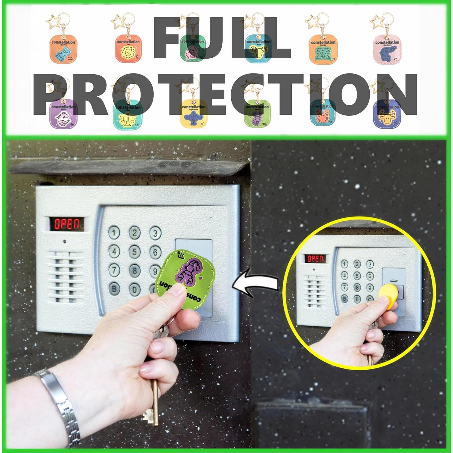 Funda de cuero para AirTag ZOUITY Escorpio - Protección GPS