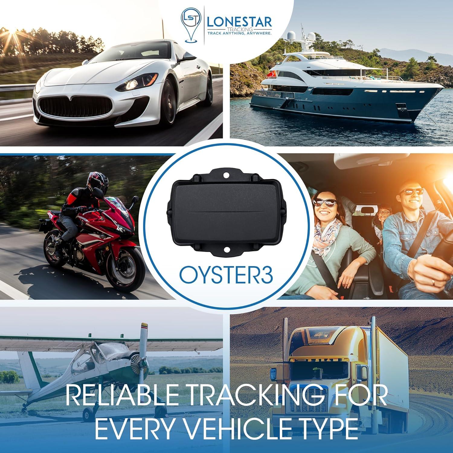Rastreador GPS Oculto LoneStar Oyster3 4G/5G - Seguridad Vehicular