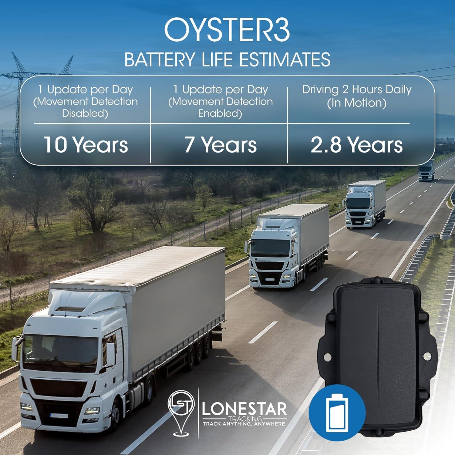 Rastreador GPS Oculto LoneStar Oyster3 4G/5G - Seguridad Vehicular