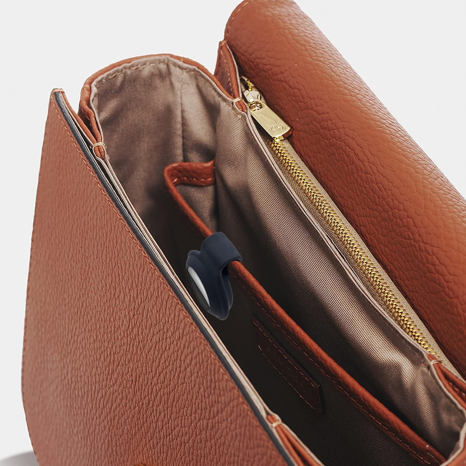 Funda Clip para AirTag Xmada 2PCS Negro - Soporte Seguro