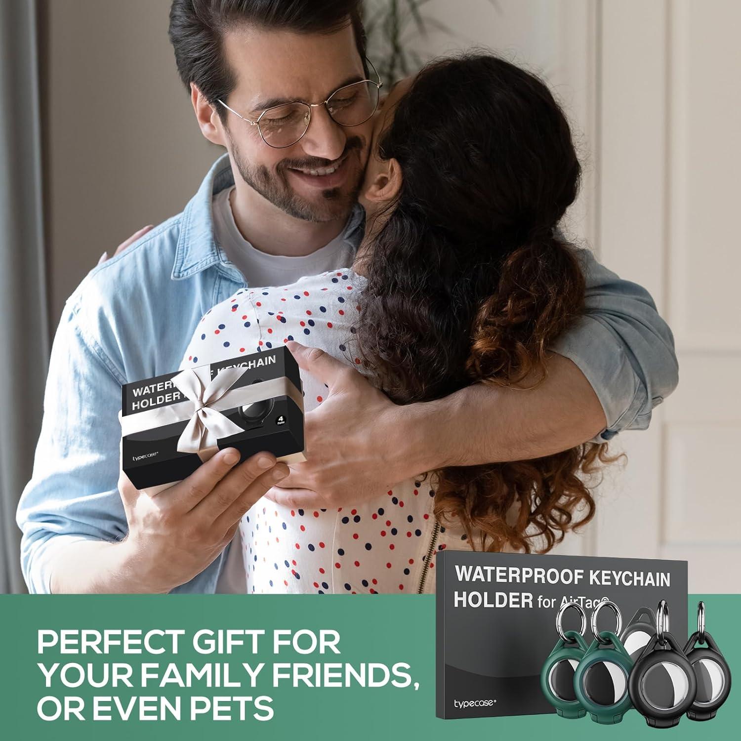 Soporte Impermeable Typecase para AirTag - Paquete de 4