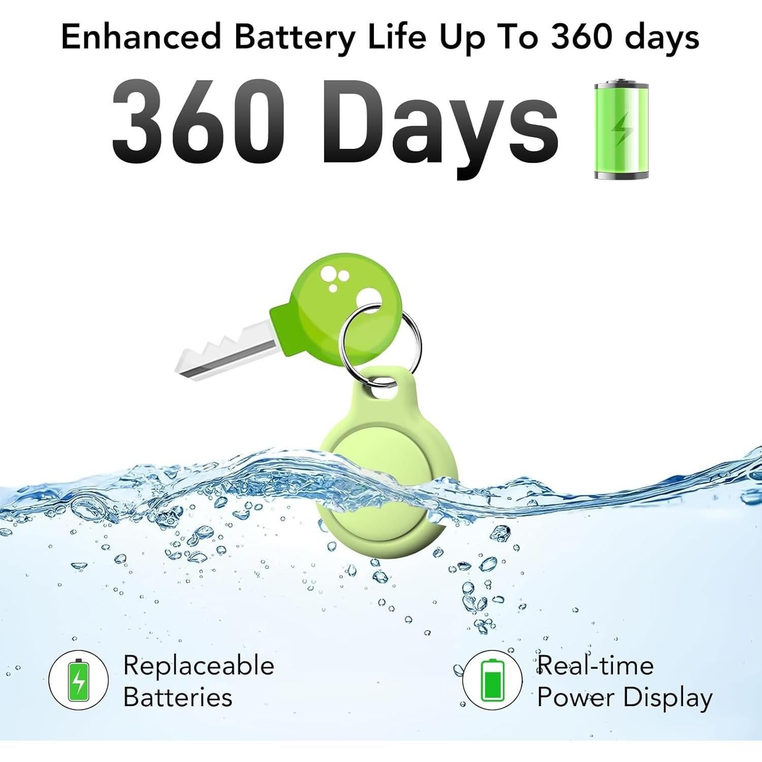 Localizadores de Artículos CASCHO 2-Pack Bluetooth IP67