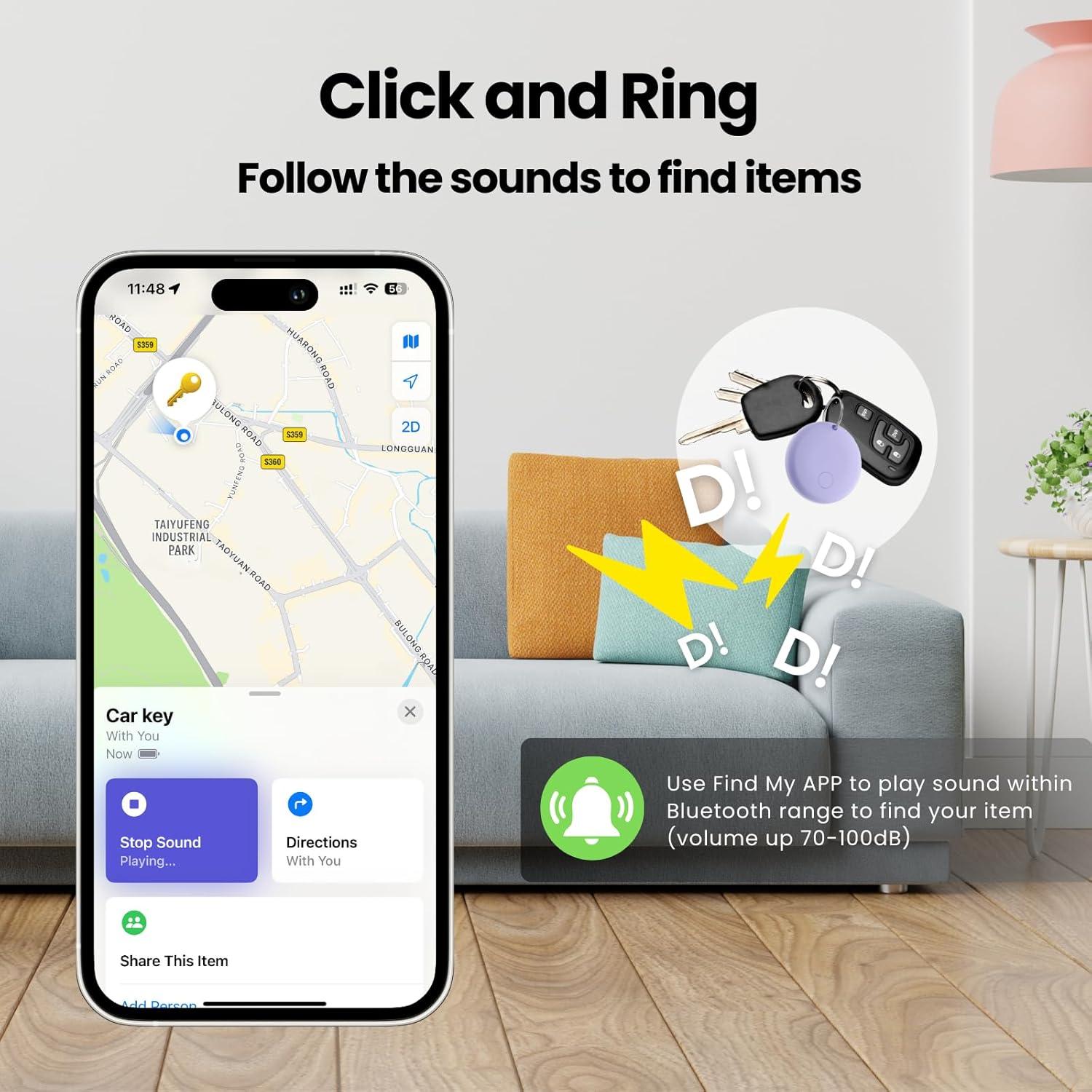 Mini Air Tags eirix Paquete de 5 Macaroon IP67 iOS