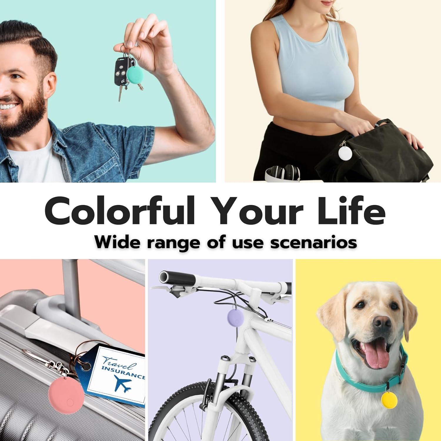 Mini Air Tags eirix Paquete de 5 Macaroon IP67 iOS