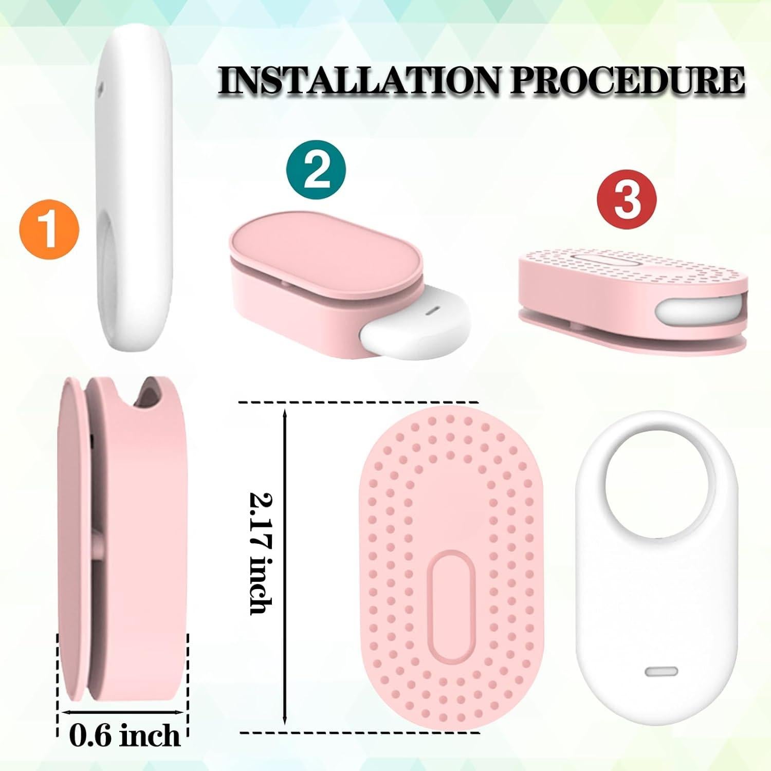 Funda Adhesiva Silicona Rzttwl para Samsung Galaxy SmartTag2