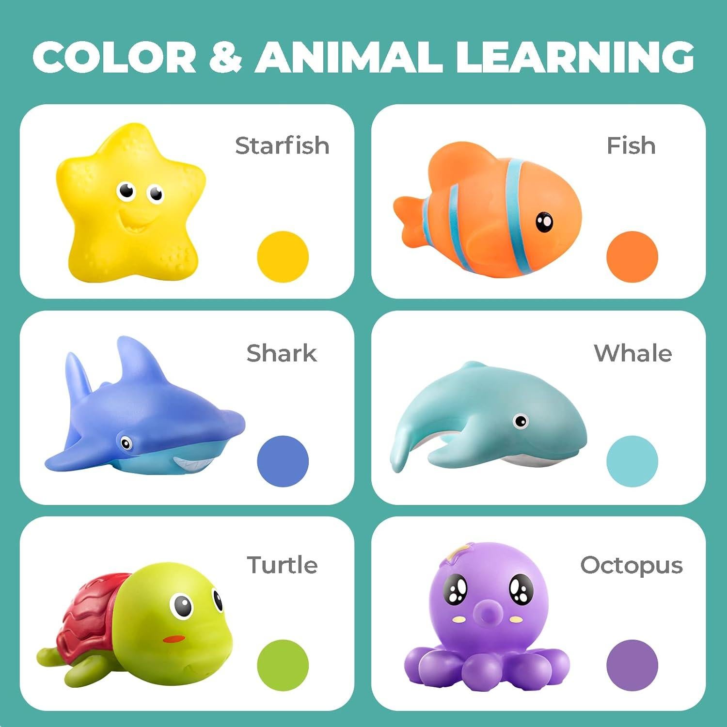 Juguetes de baño para bebés Hely Cancy Océano 18 meses