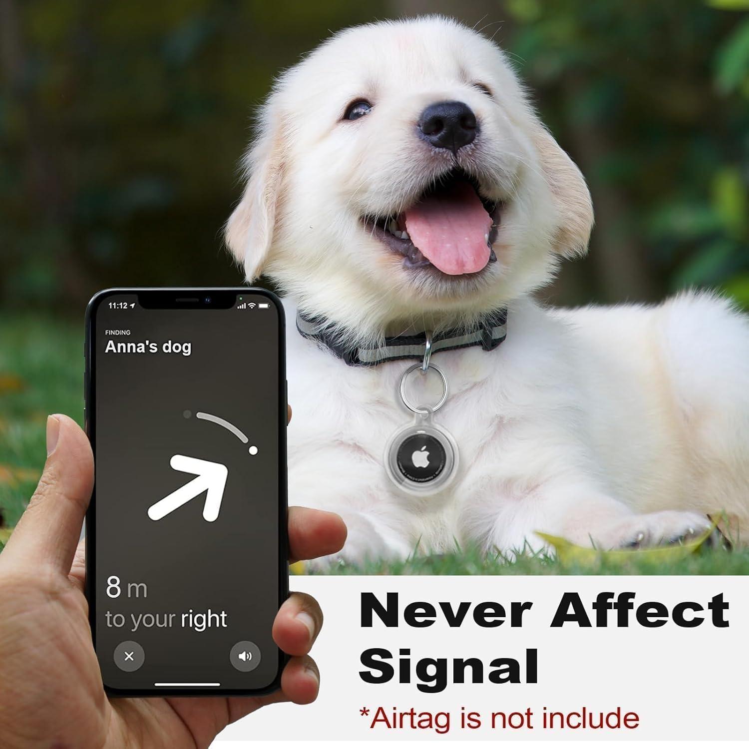 for Airtag Holder，for Air Tag Case，Waterproof for Airtags Case with Keychain，Anti-Scratch for Air Tags Key Chain for Tracking，Keys，Luggage，Accessories for GPS Item Finder Tracker，Clear