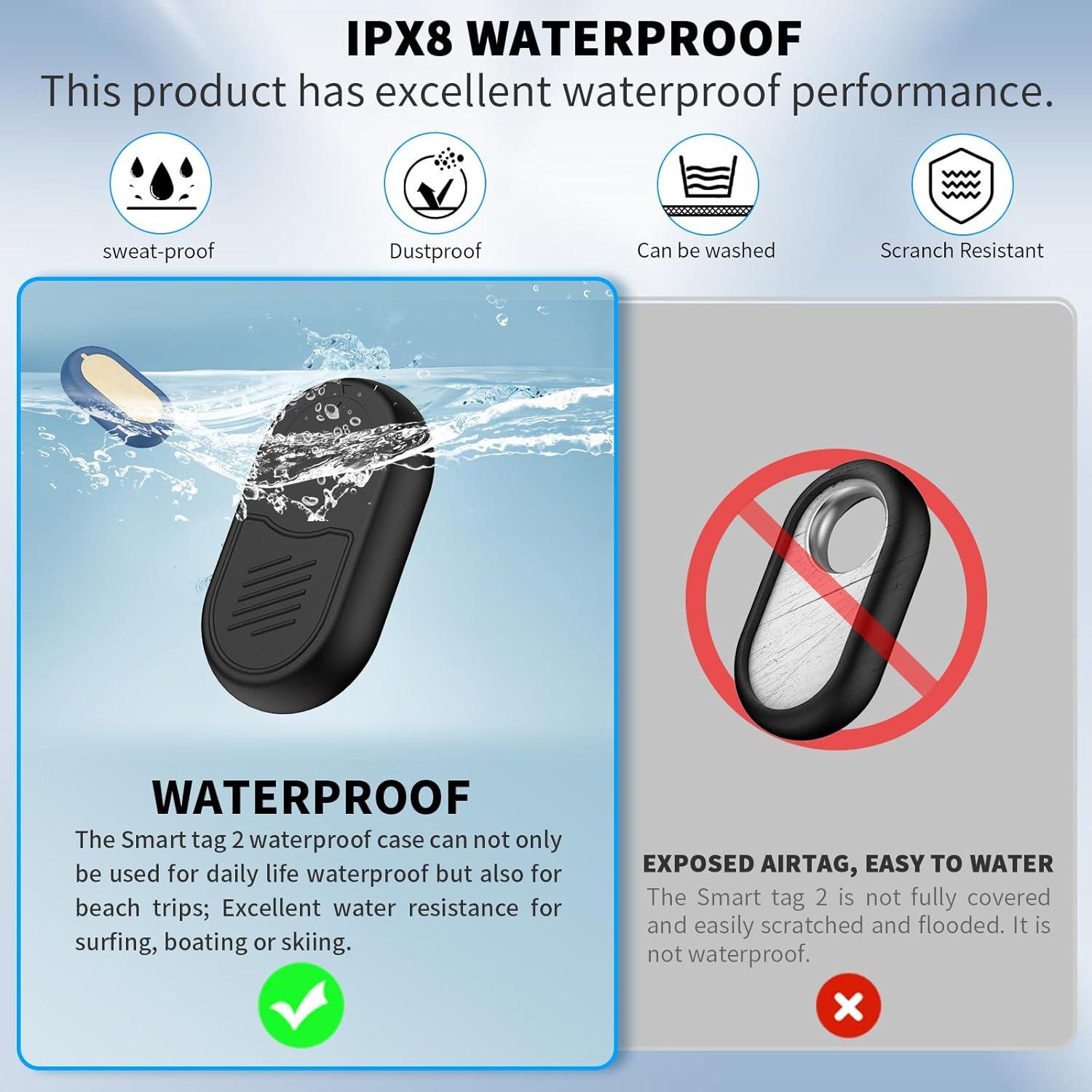 Funda Protectora TUDIOW para Samsung Galaxy SmartTag2 - 2 Unidades