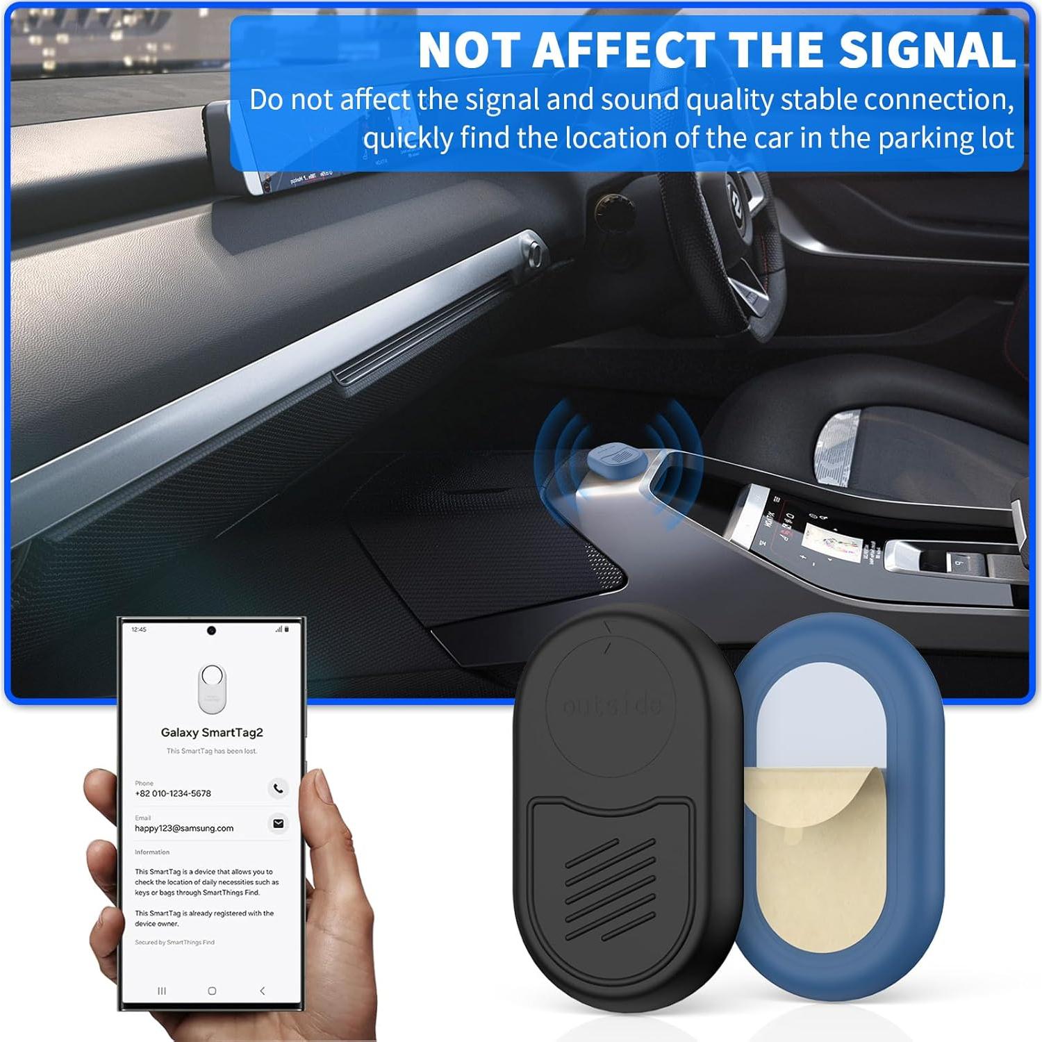 Funda Protectora TUDIOW para Samsung Galaxy SmartTag2 - 2 Unidades