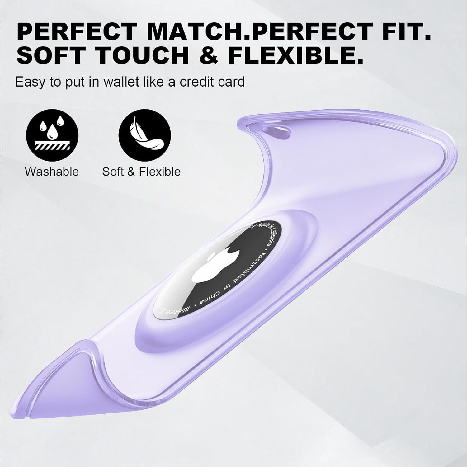 Soporte de billetera ultra delgado Natyos para AirTag