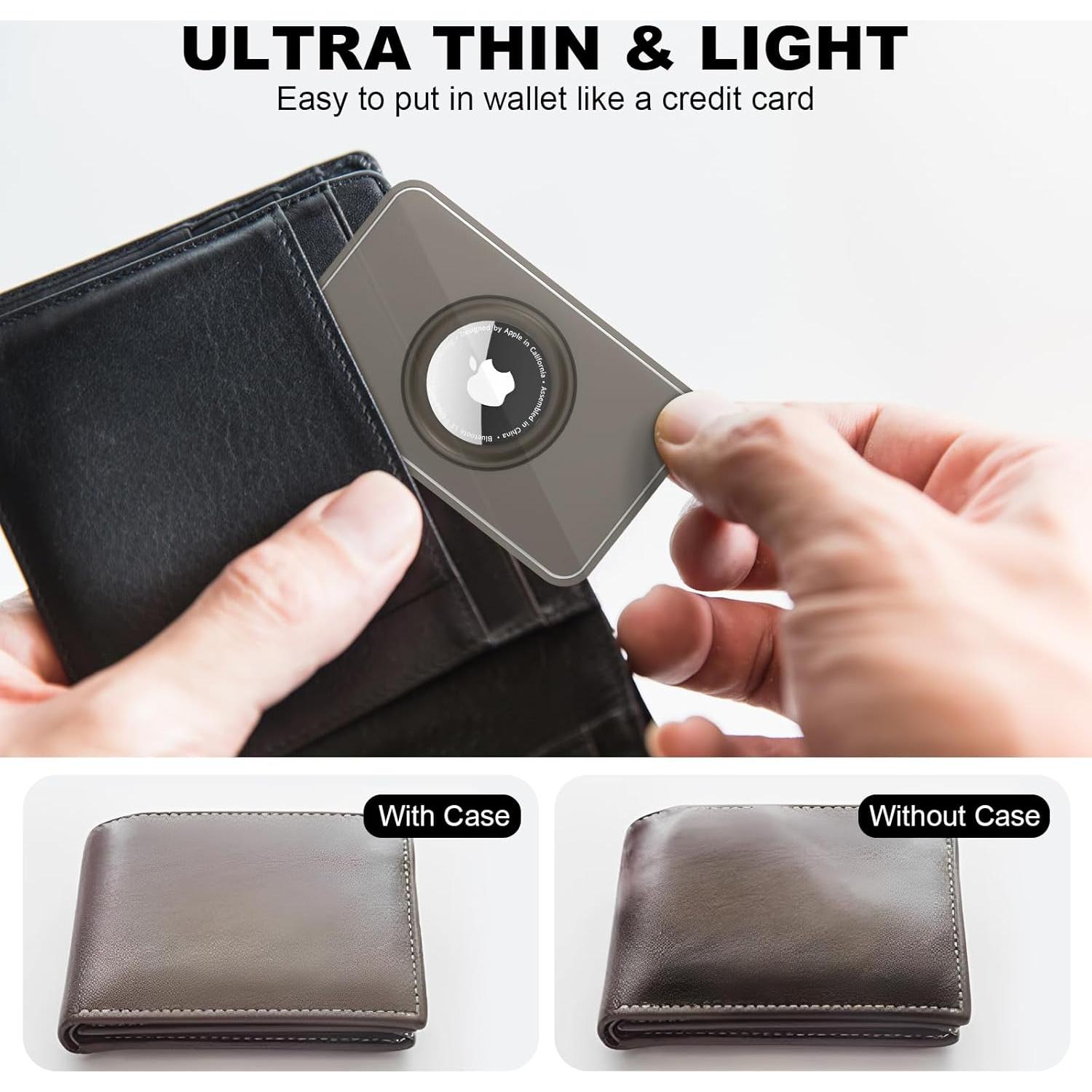 Soporte de billetera ultra delgado Natyos para AirTag