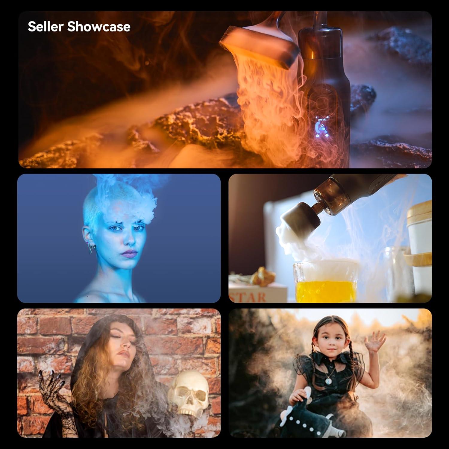 Máquina de Niebla TELESIN C40 Portátil 40W con Control Remoto