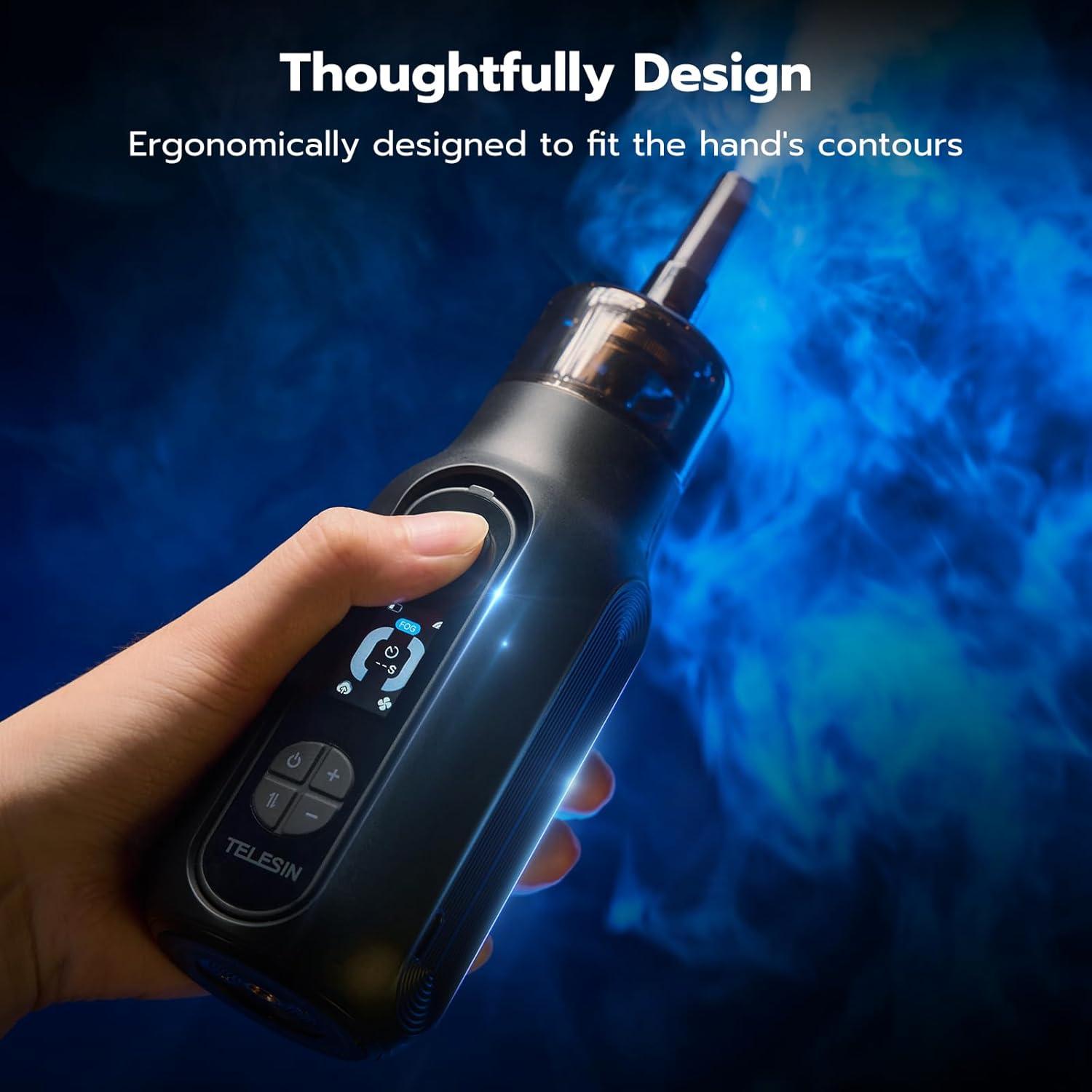 Máquina de Niebla TELESIN C40 Portátil 40W con Control Remoto